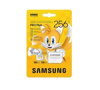 Samsung Sonic Pro Plus Microsd Memory Card With Adapter, 256Gb Microsdxc One Colour