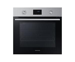 Samsung Stainless Steel, Ceramic Enamel 68 L Electric Built-In Cooking Oven with Pyrolytic Self-Cleaning, Steam Clean, Auto Defrost, Blue