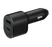 Samsung Super Fast Dual Car Charger 45W+15W Dual Ports USBC & USBA Black EP...