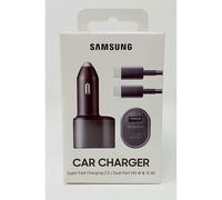 SAMSUNG Super Fast Dual Car Charger (45W+15W) Two Ports EP-L5300XBEGWW Black