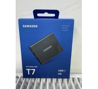Samsung T7 1TB Portable External SSD - MU-PC1T0T - Grey NEW PC MAC ANDROID USB 3