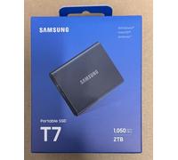 Samsung Portable SSD T7 2 TB USB Type-C 3.2 Gen 2 (3.1 Gen 2) Grey