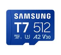 Samsung T7 microSD Memory Card, 512 GB, MB-MB512T/WW