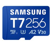 Samsung T7 microSD Memory Card, 256 GB, MB-MB256T/WW