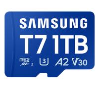Samsung T7 microSD Memory Card, 1 TB, MB-MB1T0T/WW