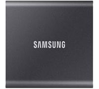 Samsung T7 Portable SSD - 1 TB - USB 3.2 Gen.2 External SSD Titanium Grey