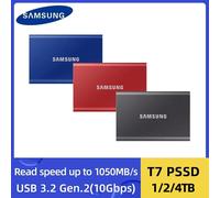 Samsung T7 Portable SSD 1TB 2TB 4TB External Solid State Drives Disco Duro Externo Type-C USB3.2 Gen2 SSD Compatible for Laptop