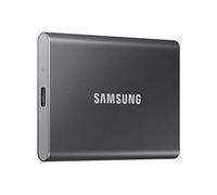 Samsung T7 Portable SSD 2TB - Up to 1050MB/s - USB 3.2 External Solid State Drive, Gray (MU-PC2T0T/AM)
