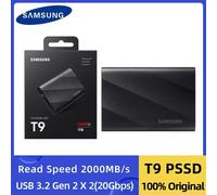 SAMSUNG T9 Portable SSD 1TB 2TB 4TB High Speed USB 3.2 Gen 2x2 External Disk Hard Drive Solid State Disk For Laptop Desktop PC