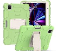 Samsung Tab A Cover of 8.4 Inch T307 with Support, Durable, Hybrid, Shockproof, Resistant, Three Layer, Silicone Protective Case for Children's Tablet (Green Matcha)
