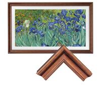 Samsung The Frame TV Bezel/Mounts Gilded Walnut,Compatible ONLY with Samsung The Frame TV 50"(Fits 2021-2026 models, model codes:50LS03A/B/C/D/FA/HE) (Gilded Walnut, 50-LS03)
