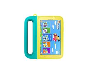 Samsung Tough Grip Case Cover Kit with C-Pen Stylus for Samsung Galaxy 7.0 inch Tab 3 Kids - Mint Green/Yellow