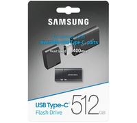 Samsung Type C 512GB Metal USB Flash Drive Grey, 4000MB/s