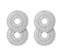 Samsung VCA-RPW97 Genuine Microfibre Pads for Jet Bot Combo (VR7MD9*), Robot Vacuum Cleaner Accessories and Spare Parts, Reusable, Grey, 4 Pack