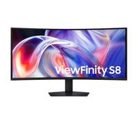 Samsung ViewFinity S8 40 Inch S85TH 5K WUHD VA 144Hz Curved PC Monitor | Curved PC Screen with KVM Switch, Response Time 4ms, HDR10+, Thunderbolt 5, AMD FreeSync Premium, LS40H850TAUXEN