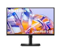 Samsung Viewfinity S80UH 27" 4K 3840x2160 IPS Monitor, HDR10, HDMI, Displayport, USB-C 90W, USB 3.2, Ethernet LAN, Height Adjust, Eye,Saver Mode, LS27H800UAUXXU