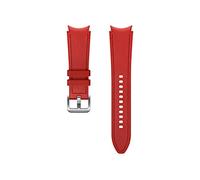 Samsung Watch Strap Hybrid Leather Band - Official Samsung Watch Strap - 20mm - M/L - Red