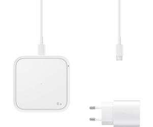 Samsung White 15W Qi Wireless Charging Pad with EU Plug