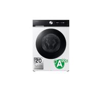 Samsung WW90DB7U94GEU3 AI EcoBubble Washing Machine, 9 kg, A-20% with Super Speed 39, Self-Dosing, Steam, White