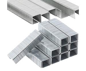 SAMTEK 1000PCS Stapler Pins, 12mm Heavy-Duty Steel Staples, Compatible with Standard Staplers, Multipurpose Use for Office, Home and School Paper Binding