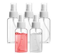 SAMTEK 30ML Travel Bottles Small Bottles for Travels Water Travel Spray Bottle Empty Fine Mist Clear Plastic Travels Bottle Set Refillable Liquid Containers for Make-up Cosmetic Hairs (5PCS)