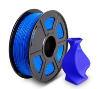 SAMTEK PLA Filament 1.75mm Blue, PL 3D Printer Filament Accuracy ±0.02 mm | Excellent Adhesion, Tougher, Stronger and No Tangle PLA Filament 1kg, Fits for Most FDM 3D Printers