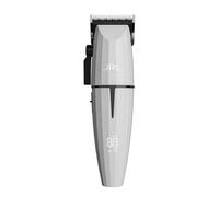 JRL GHOST Professional Cordless Hair Clipper - w/Cool Blade Technology for Men's Grooming - Rechargeable, Quiet, Up to 7500 RPM, 5HR Run Time, Equipped w/Fade Blade & Reset IQ Charging Dock (White)