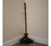 Samuel Alexander 1.1M Battery Powered Light Up Halloween Witch's Broomstick With Leds