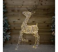 Samuel Alexander 1.1M Light Up Flexibrights Christmas Reindeer With 1370 White And Warm White Leds