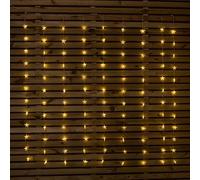 Samuel ALEXANDER 1.2 x 1.2m Light up Christmas Star Curtain Lights with 108 Warm White LEDs