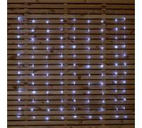 Samuel Alexander 1.2 X 1.2M Light Up Christmas Star Curtain Lights With 108 White Leds
