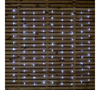 1.2 x 1.2m Light up Christmas Tree Curtain Lights with 108 White LEDs