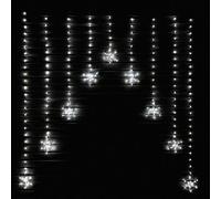 Samuel Alexander 1.2M Led Snowflake Curtain Lights Christmas Decorations In Cool White