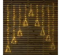 Samuel ALEXANDER 1.2m x 1.2m FlexiBrights Christmas Tree Curtain Lights with 258 Warm White LEDs