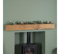 Samuel Alexander 1.3m Candy Swirls Christmas Garland with Frosted Pinecones and Candy Canes