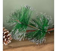 Samuel Alexander 1.5m Christmas Berry Garland with Pinecones & Silver Glitter Tips Samuel Alexander Multicolor