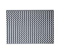 Samuel Alexander 1.5m x 2.1m Atlantis Large Outdoor Alfresco Patio Rug Mat in Onyx in Black | Size: 200 cm x 150 cm Samuel Alexander Black 200 cm x 150 cm