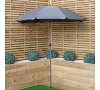 Samuel Alexander 1.7M Outdoor Garden Patio Parasol Sun Shade In Grey