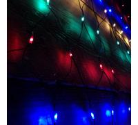 Samuel Alexander 1.7M X 1.2M 180 Led Premier Indoor Outdoor Multifunction Christmas Net Light With Timer In Multicoloured