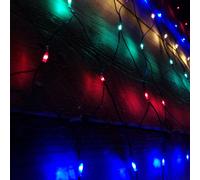 Samuel Alexander 1.7m x 1.2m 180 LED Premier Indoor Outdoor Multifunction Christmas Net Light with Timer in Multicoloured Samuel Alexander Multicolor