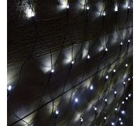 Samuel Alexander 1.7m x 1.2m 180 LED Premier Indoor Outdoor Multifunction Christmas Net Light with Timer in Cool White Samuel Alexander White