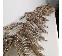 Samuel Alexander 1.8M Light Champagne Glitter Fir Christmas Garland Decoration