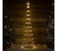 Samuel Alexander 1.8M Light Up Christmas Cone Tree With 220 Warm White Leds And Timer Function