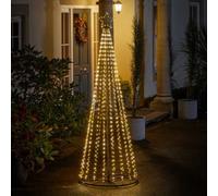 Samuel Alexander 1.8M Light Up Christmas Twinkle Maypole Tree With Warm/cool White Leds