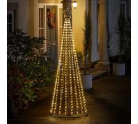 Samuel ALEXANDER 1.8m Light up Christmas Twinkle Maypole Tree with Warm/Cool White LEDs
