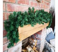 Samuel Alexander 1.8m Plain Green Imperial Pine Christmas Swag Garland Decoration