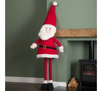 Samuel Alexander 1.8M Tall Extendable Plush Santa Decoration With Telescopic Legs