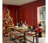 Samuel ALEXANDER 1.95m Black Metal Extendable Christmas Table Display Pole with Adjustable Sizes