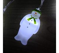 Samuel ALEXANDER 10 LED 1.9m Battery Operated Indoor Christmas Winter Snowman Snowmen Indoor String Light in Ice White