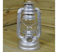 Samuel Alexander 10" Paraffin Hurricane Camping Lantern Light - Silver